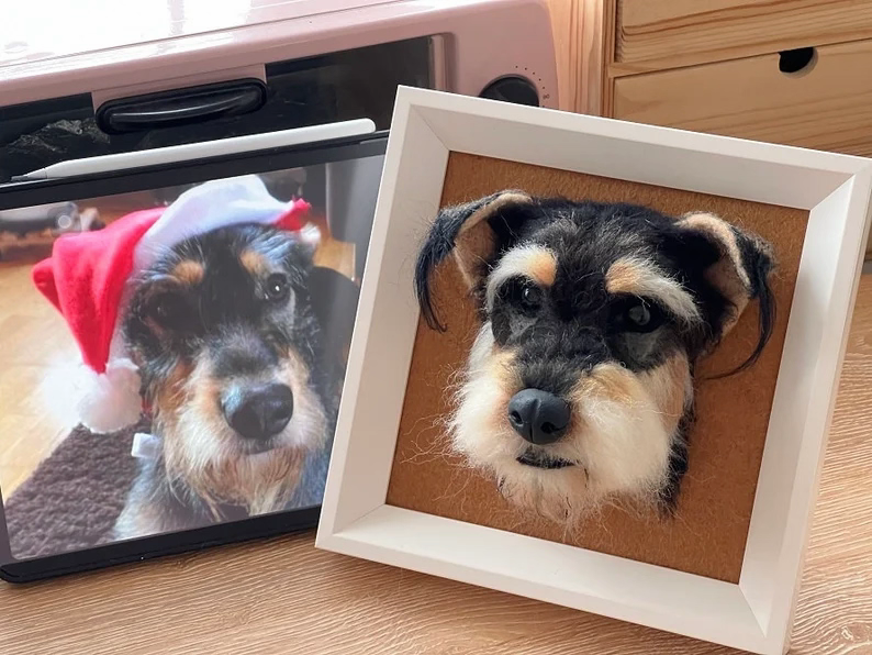 Framed Pet Portrait-Dog