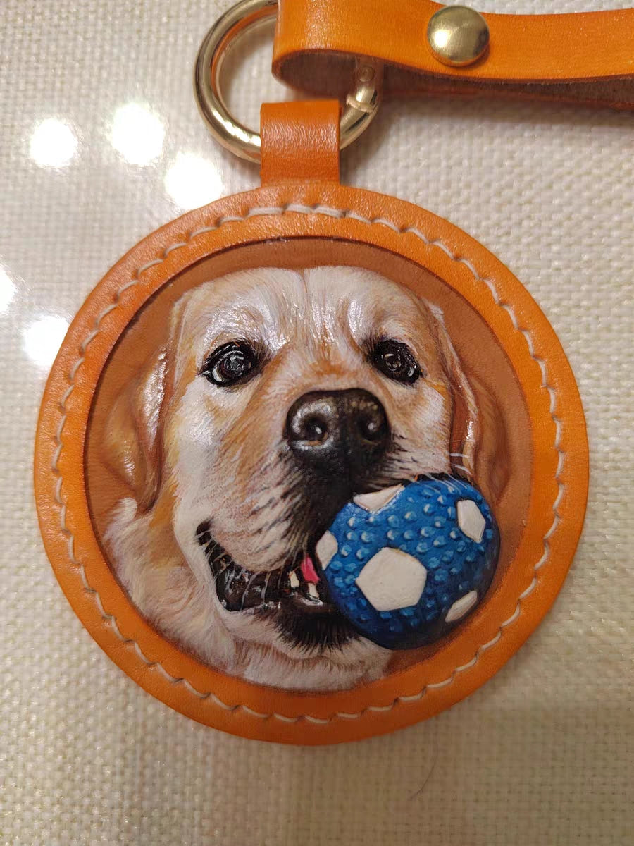 Custom Pet Leather Carving