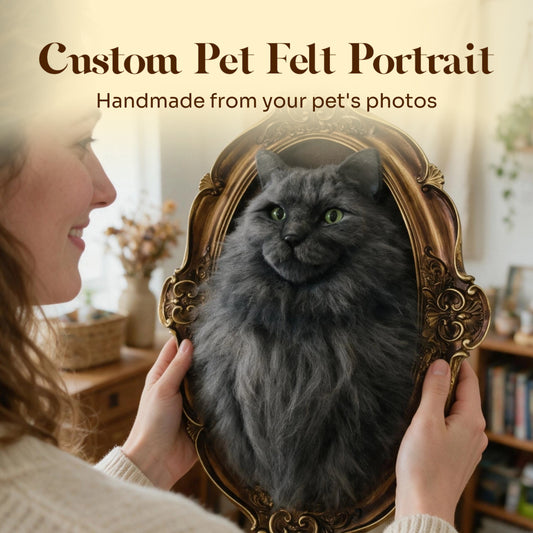 Framed Pet Portrait-Cat