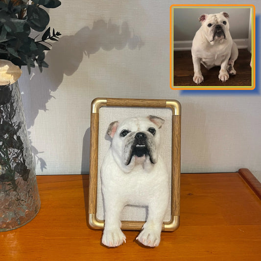 Framed Pet Portrait-Dog