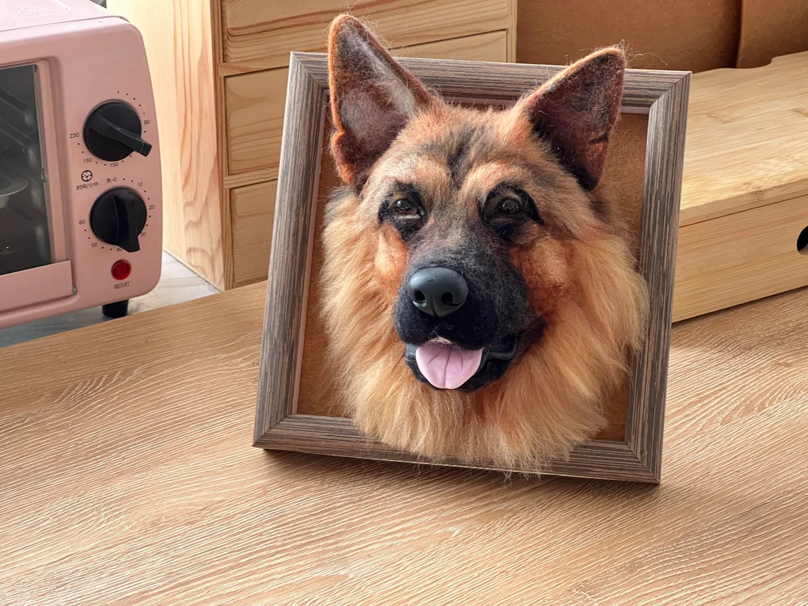 Framed Pet Portrait-Dog
