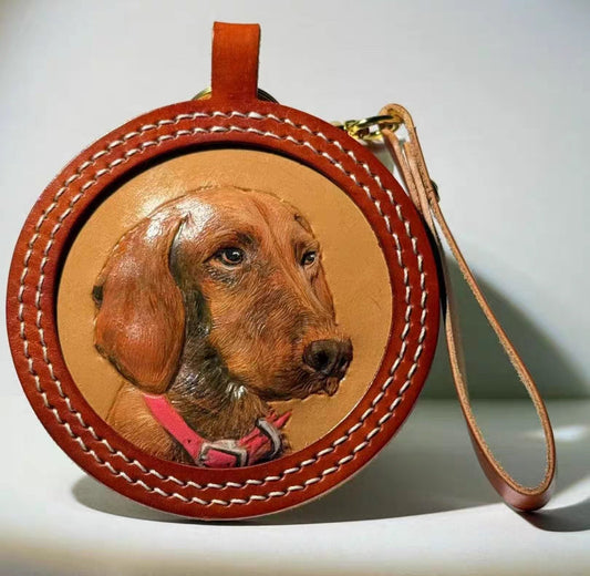 Custom Pet Leather Carving