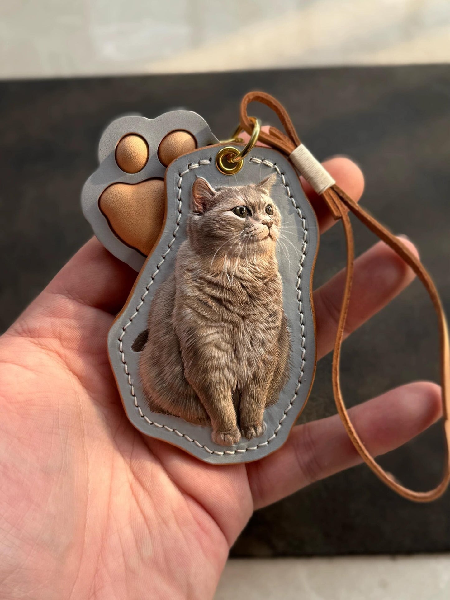 Custom Pet Leather Carving